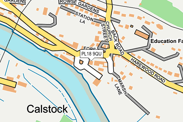 PL18 9QU map - OS OpenMap – Local (Ordnance Survey) PL18 9QU map - OS OpenMap – Local (Ordnance Survey)