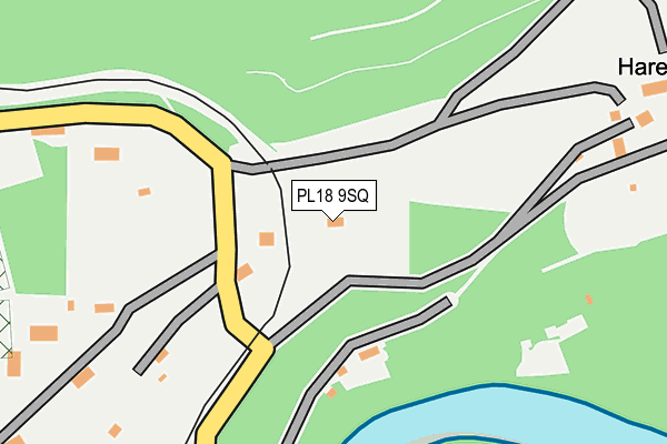 PL18 9SQ map - OS OpenMap – Local (Ordnance Survey) PL18 9SQ map - OS OpenMap – Local (Ordnance Survey)