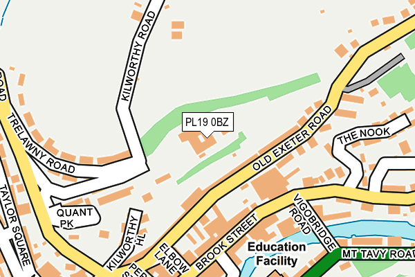 PL19 0BZ map - OS OpenMap – Local (Ordnance Survey) PL19 0BZ map - OS OpenMap – Local (Ordnance Survey)