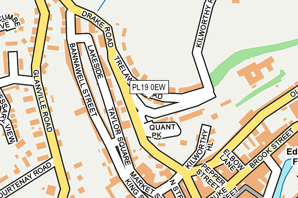 PL19 0EW map - OS OpenMap – Local (Ordnance Survey) PL19 0EW map - OS OpenMap – Local (Ordnance Survey)