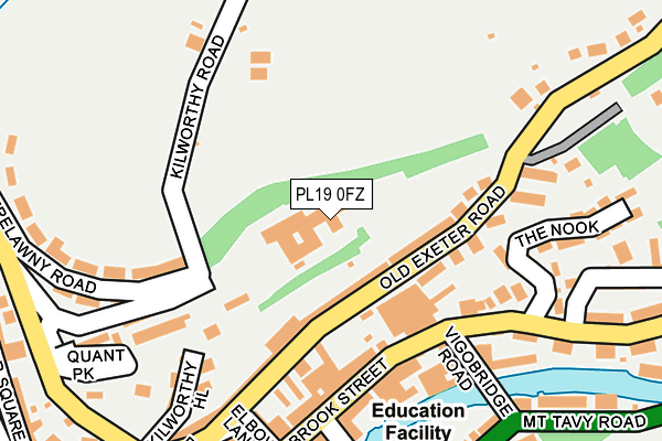 PL19 0FZ map - OS OpenMap – Local (Ordnance Survey) PL19 0FZ map - OS OpenMap – Local (Ordnance Survey)
