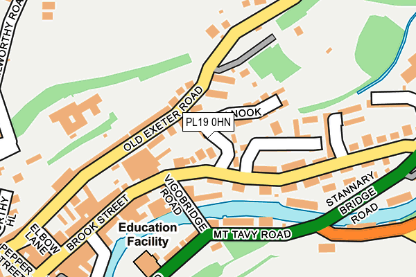 PL19 0HN map - OS OpenMap – Local (Ordnance Survey) PL19 0HN map - OS OpenMap – Local (Ordnance Survey)