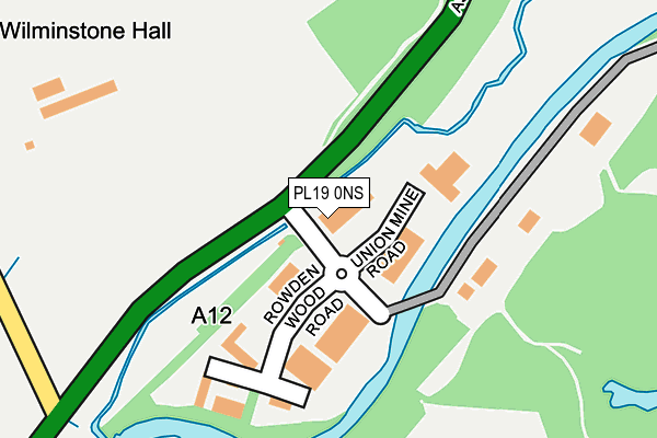 PL19 0NS map - OS OpenMap – Local (Ordnance Survey) PL19 0NS map - OS OpenMap – Local (Ordnance Survey)