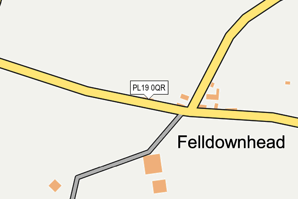PL19 0QR map - OS OpenMap – Local (Ordnance Survey) PL19 0QR map - OS OpenMap – Local (Ordnance Survey)