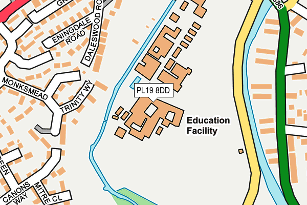 PL19 8DD map - OS OpenMap – Local (Ordnance Survey) PL19 8DD map - OS OpenMap – Local (Ordnance Survey)