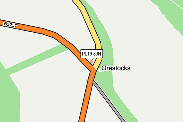 PL19 8JN map - OS OpenMap – Local (Ordnance Survey) PL19 8JN map - OS OpenMap – Local (Ordnance Survey)