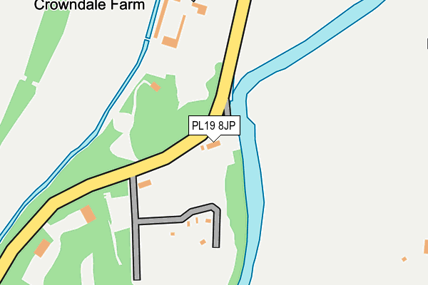 PL19 8JP map - OS OpenMap – Local (Ordnance Survey) PL19 8JP map - OS OpenMap – Local (Ordnance Survey)