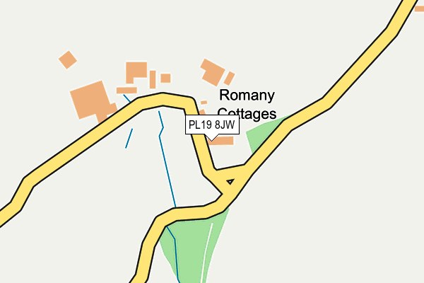 PL19 8JW map - OS OpenMap – Local (Ordnance Survey) PL19 8JW map - OS OpenMap – Local (Ordnance Survey)