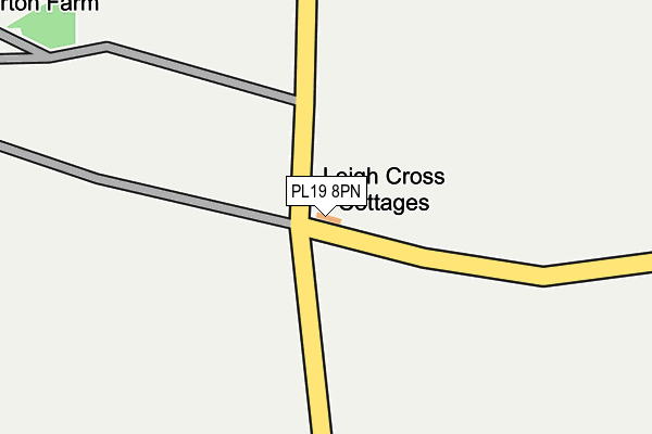 PL19 8PN map - OS OpenMap – Local (Ordnance Survey) PL19 8PN map - OS OpenMap – Local (Ordnance Survey)