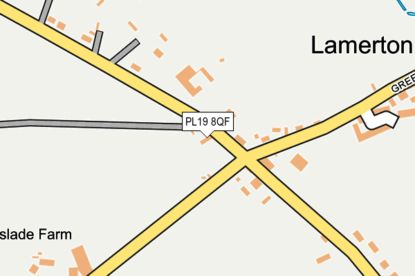 PL19 8QF map - OS OpenMap – Local (Ordnance Survey) PL19 8QF map - OS OpenMap – Local (Ordnance Survey)