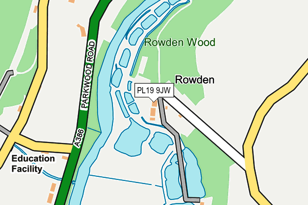 PL19 9JW map - OS OpenMap – Local (Ordnance Survey) PL19 9JW map - OS OpenMap – Local (Ordnance Survey)