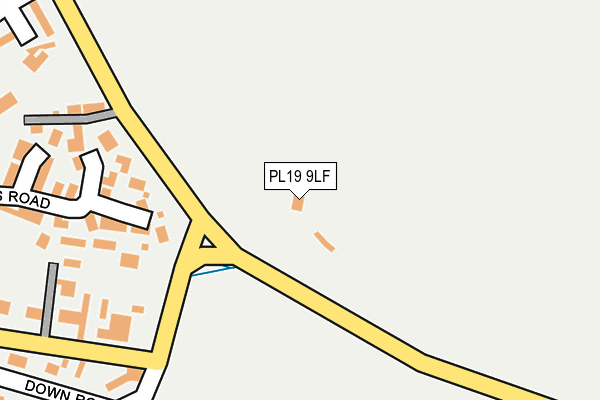 PL19 9LF map - OS OpenMap – Local (Ordnance Survey) PL19 9LF map - OS OpenMap – Local (Ordnance Survey)