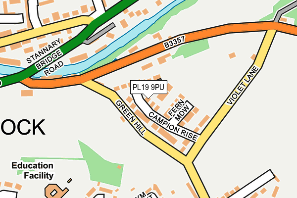 PL19 9PU map - OS OpenMap – Local (Ordnance Survey) PL19 9PU map - OS OpenMap – Local (Ordnance Survey)