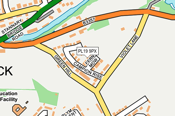 PL19 9PX map - OS OpenMap – Local (Ordnance Survey) PL19 9PX map - OS OpenMap – Local (Ordnance Survey)