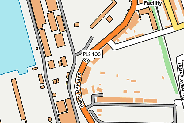 PL2 1QS map - OS OpenMap – Local (Ordnance Survey) PL2 1QS map - OS OpenMap – Local (Ordnance Survey)