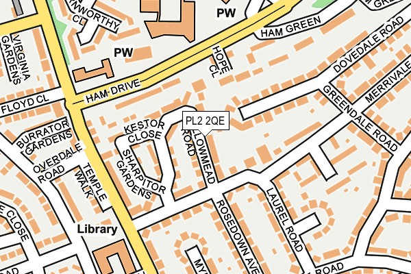 PL2 2QE map - OS OpenMap – Local (Ordnance Survey) PL2 2QE map - OS OpenMap – Local (Ordnance Survey)