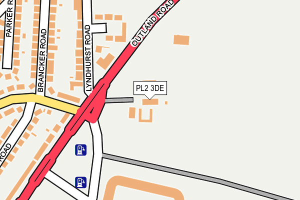PL2 3DE map - OS OpenMap – Local (Ordnance Survey) PL2 3DE map - OS OpenMap – Local (Ordnance Survey)