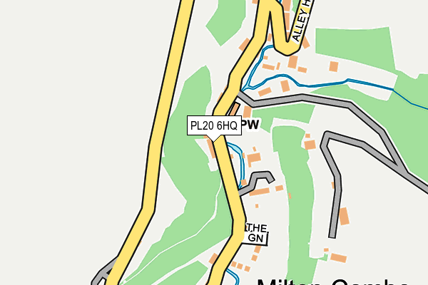 PL20 6HQ map - OS OpenMap – Local (Ordnance Survey) PL20 6HQ map - OS OpenMap – Local (Ordnance Survey)
