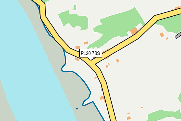 PL20 7BS map - OS OpenMap – Local (Ordnance Survey) PL20 7BS map - OS OpenMap – Local (Ordnance Survey)