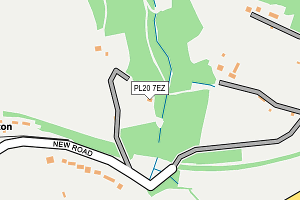 PL20 7EZ map - OS OpenMap – Local (Ordnance Survey) PL20 7EZ map - OS OpenMap – Local (Ordnance Survey)
