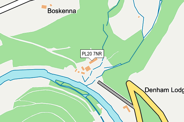 PL20 7NR map - OS OpenMap – Local (Ordnance Survey) PL20 7NR map - OS OpenMap – Local (Ordnance Survey)