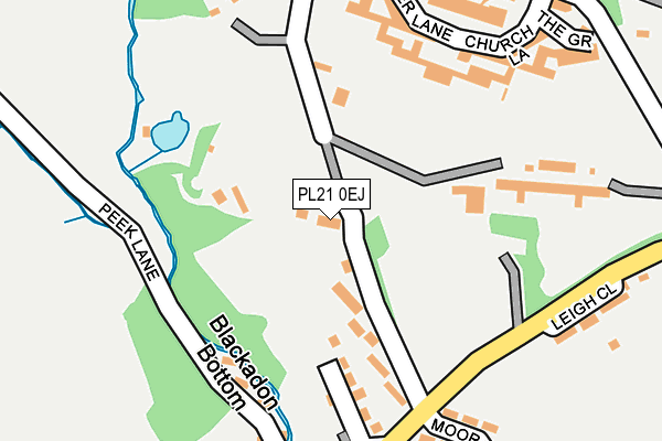 PL21 0EJ map - OS OpenMap – Local (Ordnance Survey) PL21 0EJ map - OS OpenMap – Local (Ordnance Survey)