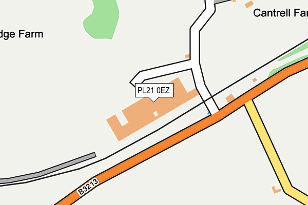 PL21 0EZ map - OS OpenMap – Local (Ordnance Survey) PL21 0EZ map - OS OpenMap – Local (Ordnance Survey)