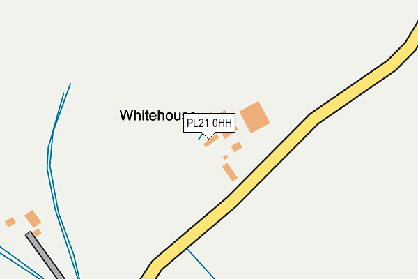 PL21 0HH map - OS OpenMap – Local (Ordnance Survey) PL21 0HH map - OS OpenMap – Local (Ordnance Survey)