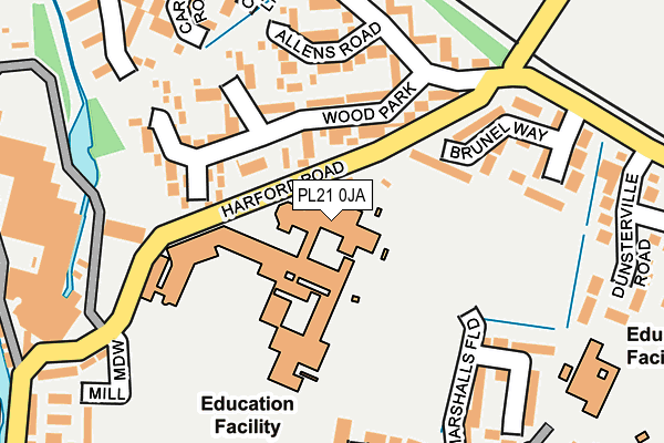 PL21 0JA maps, stats, and open data