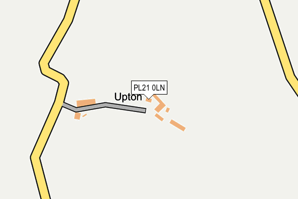 PL21 0LN map - OS OpenMap – Local (Ordnance Survey) PL21 0LN map - OS OpenMap – Local (Ordnance Survey)