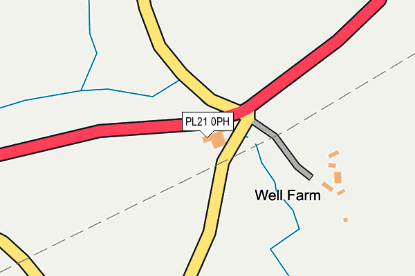PL21 0PH map - OS OpenMap – Local (Ordnance Survey) PL21 0PH map - OS OpenMap – Local (Ordnance Survey)