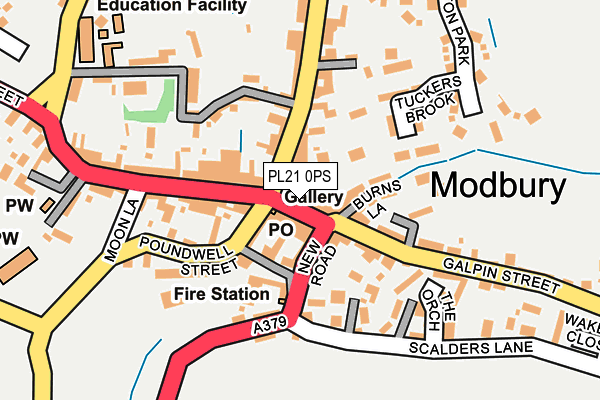 PL21 0PS map - OS OpenMap – Local (Ordnance Survey) PL21 0PS map - OS OpenMap – Local (Ordnance Survey)
