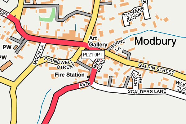 PL21 0PT map - OS OpenMap – Local (Ordnance Survey) PL21 0PT map - OS OpenMap – Local (Ordnance Survey)