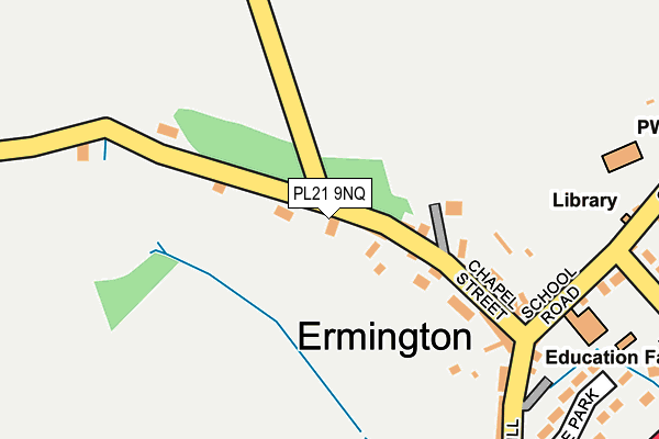 PL21 9NQ map - OS OpenMap – Local (Ordnance Survey) PL21 9NQ map - OS OpenMap – Local (Ordnance Survey)