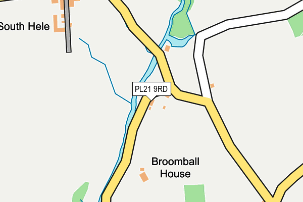 PL21 9RD map - OS OpenMap – Local (Ordnance Survey) PL21 9RD map - OS OpenMap – Local (Ordnance Survey)