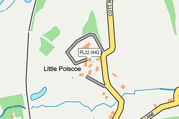 PL22 0HQ map - OS OpenMap – Local (Ordnance Survey) PL22 0HQ map - OS OpenMap – Local (Ordnance Survey)