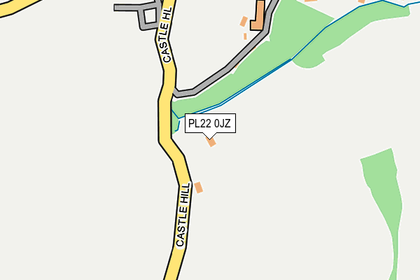 PL22 0JZ map - OS OpenMap – Local (Ordnance Survey) PL22 0JZ map - OS OpenMap – Local (Ordnance Survey)