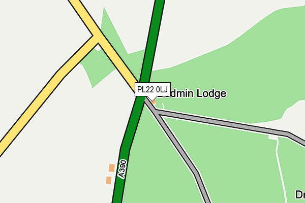 PL22 0LJ map - OS OpenMap – Local (Ordnance Survey) PL22 0LJ map - OS OpenMap – Local (Ordnance Survey)