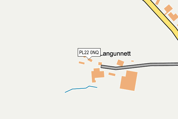 PL22 0NQ map - OS OpenMap – Local (Ordnance Survey) PL22 0NQ map - OS OpenMap – Local (Ordnance Survey)