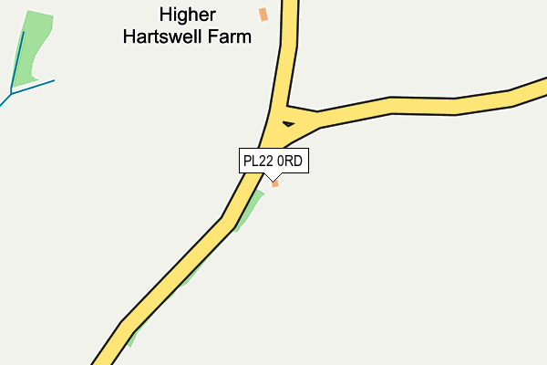 PL22 0RD map - OS OpenMap – Local (Ordnance Survey) PL22 0RD map - OS OpenMap – Local (Ordnance Survey)