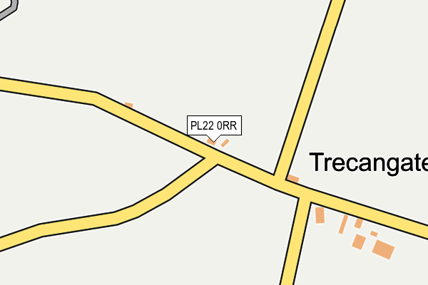 PL22 0RR map - OS OpenMap – Local (Ordnance Survey) PL22 0RR map - OS OpenMap – Local (Ordnance Survey)