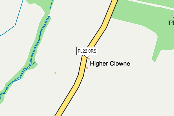 PL22 0RS map - OS OpenMap – Local (Ordnance Survey) PL22 0RS map - OS OpenMap – Local (Ordnance Survey)