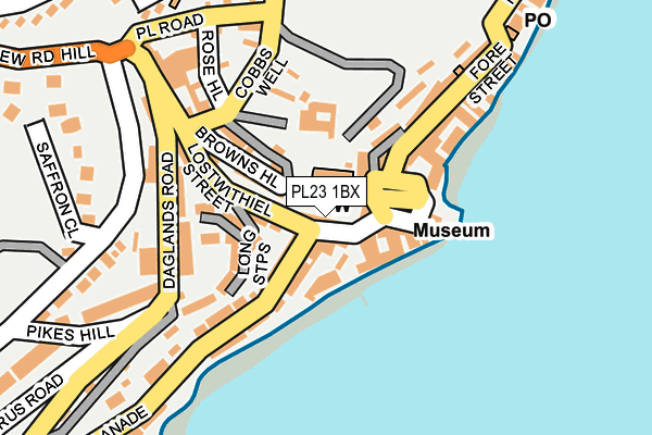 PL23 1BX map - OS OpenMap – Local (Ordnance Survey) PL23 1BX map - OS OpenMap – Local (Ordnance Survey)
