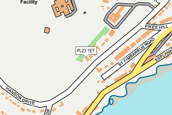 PL23 1ET map - OS OpenMap – Local (Ordnance Survey) PL23 1ET map - OS OpenMap – Local (Ordnance Survey)