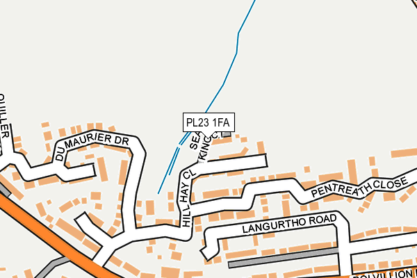PL23 1FA map - OS OpenMap – Local (Ordnance Survey) PL23 1FA map - OS OpenMap – Local (Ordnance Survey)