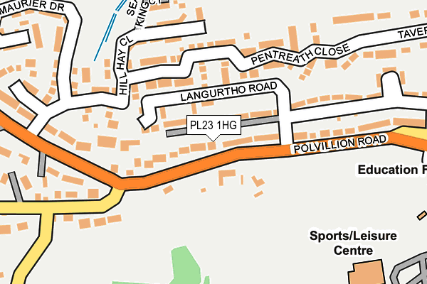 PL23 1HG map - OS OpenMap – Local (Ordnance Survey) PL23 1HG map - OS OpenMap – Local (Ordnance Survey)