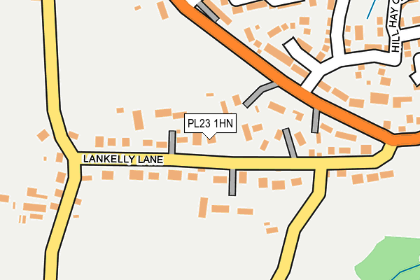PL23 1HN map - OS OpenMap – Local (Ordnance Survey) PL23 1HN map - OS OpenMap – Local (Ordnance Survey)