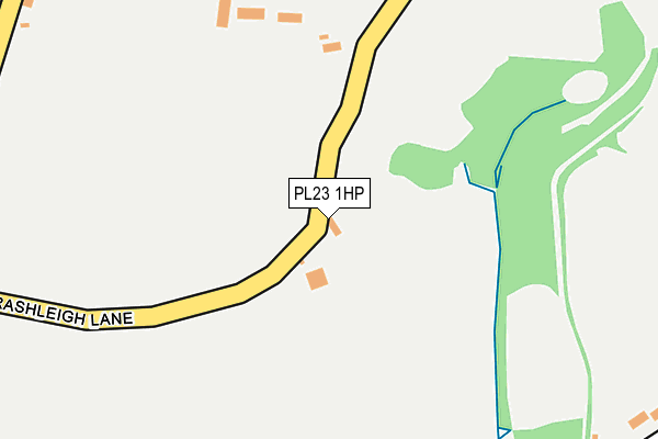 PL23 1HP map - OS OpenMap – Local (Ordnance Survey) PL23 1HP map - OS OpenMap – Local (Ordnance Survey)