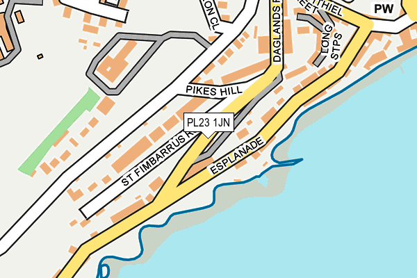 PL23 1JN map - OS OpenMap – Local (Ordnance Survey) PL23 1JN map - OS OpenMap – Local (Ordnance Survey)