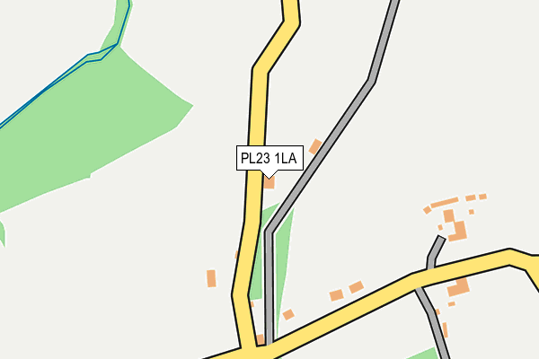 PL23 1LA map - OS OpenMap – Local (Ordnance Survey) PL23 1LA map - OS OpenMap – Local (Ordnance Survey)